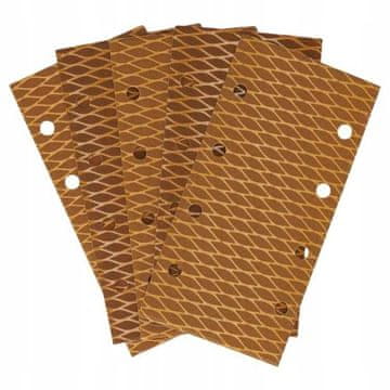 DEDRA Brusni papir protiv začepljenja #180, 92x182 mm, čičak, 5 kom