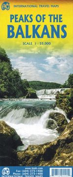 It Vrhovi Balkana. Jugozapadni Balkan. Cestovna i turistička karta. Izdanje 2025.