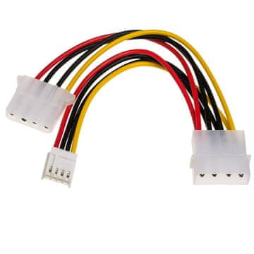 Akyga Molex kabel - Molex mini Molex AK-CA-14 Kabel za napajanje diskovnog pogona 15 cm