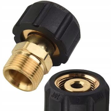 Rosfix BrassFit ProAdapter M22-3/8 vanjski | Za Karcher HD HDS | Mjed | Redukcija tlaka