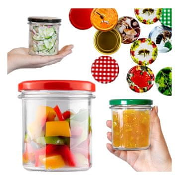 5x Staklenke 350ml medena mesna pašteta jednostavne marmelade ZA svijeće