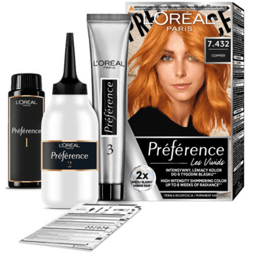 L’Oréal L'Oréal Paris Préférence Vivid Colours trajna boja za kosu 7.432 Copper