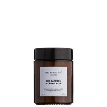 Crveni šafran i plavi cedar - - mirisna svijeća 120 g - serija Apothecary