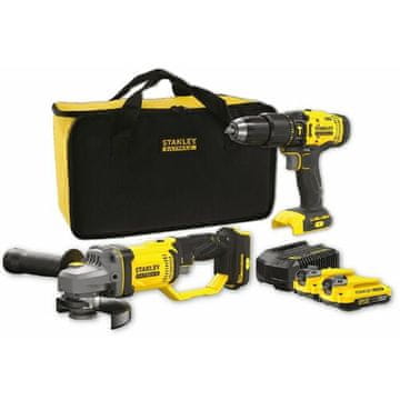 Stanley V20 SFMCK471D2 set alata udarni odvijač + brusilica 2x2 Ah mekana torba