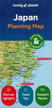 Lonely Planet Japan. Vodootporna karta za planiranje putovanja. Izdanje za 2024.