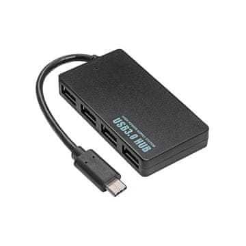 Akyga USB C Hub - 4x USB 3.1 AK-AD-52 Aktivni razdjelnik 4 porta s 20 cm kabelom