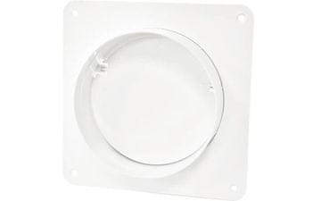 airRoxy Okrugli priključak za kanal s nepovratnim ventilom i prirubnicom 100MM - RX 02-505