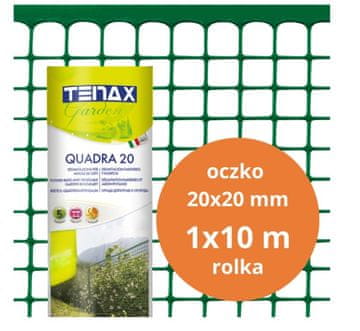 PVC kvadratna mreža 20 mesh zelena 1.0M*10MB mreža 20MM - 10.0 MB - S-B 01180Z