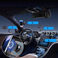 Držač za telefon za automobil s vakuumskom pričvršćivačem na staklo za magsafe