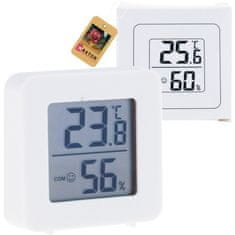 TG77667 digitalni sobni termometar, elektronički higrometar, vlažnost, baterija smajlić