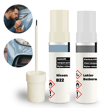 Nissan B22 Set za popravak 2 u 1: osnovni premaz + prozirni premaz s kistom