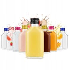 BE 100x boca pljoska 100ML + čep ZA poklon vjenčanje votka mjesečina