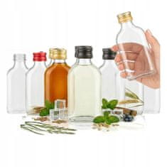BE 100x boca pljoska 100ML + čep ZA poklon vjenčanje votka mjesečina