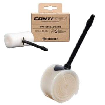 Continental Cijev 27,5 TPU 27,5 x 1,75/1,95/2,0/2,10/2,25/2,35 FV 60 mm 43 g