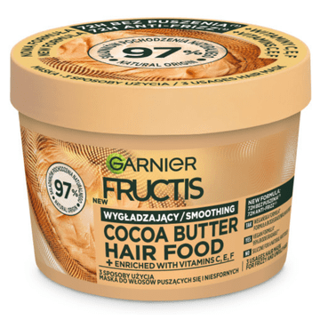 L’Oréal Garnier Fructis Hair Food maska s kakao maslacem za kovrčavu kosu 400 ml