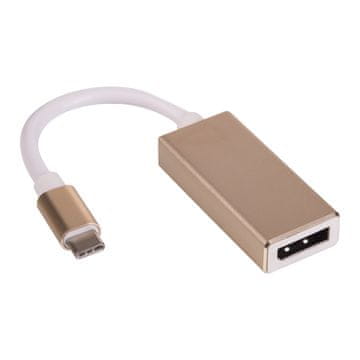 Akyga AK-AD-56 USB C 3.1 DisplayPort pretvarač adapter DP 4K MacBook kabel 15 cm