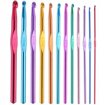 HH80 set za heklanje, 12 kuka za heklanje 2-8 mm, set za zimske večeri