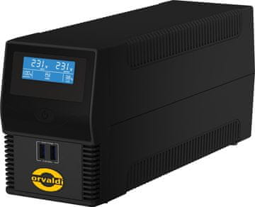 ORVALDI i600 LCD USB linijski interaktivni UPS napajanje za nuždu