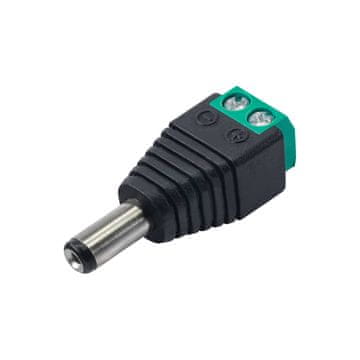 Akyga AK-SC-16 DC konektor za napajanje, vijčana utičnica 5,5 x 2,1 mm UTP CCTV LED