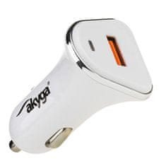 Akyga AK-CH-07 USB auto punjač 3A brzo punjenje za upaljač 12-24V