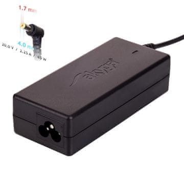Akyga AK-ND-50 Lenovo IBM adapter za napajanje prijenosnih računala 20V 2.25A 45W 4.0 x 1.7 mm