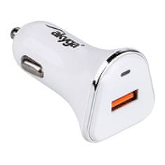 Akyga AK-CH-07 USB auto punjač 3A brzo punjenje za upaljač 12-24V