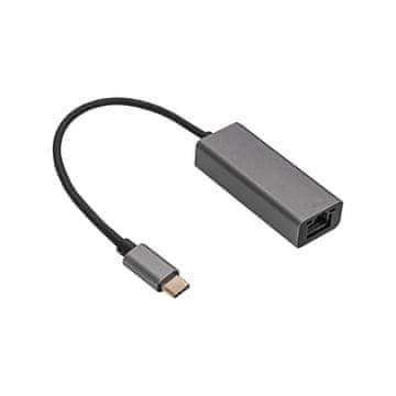 Akyga AK-AD-65 mrežna kartica USB-C Ethernet RJ45 adapter Gigabit 1000 Mbps LAN