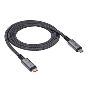 Akyga USB-C kabel USB-C AK-USB-45 8k@60Hz 4k@120Hz 40Gbps USB4 PD 240W e-Mark 1m