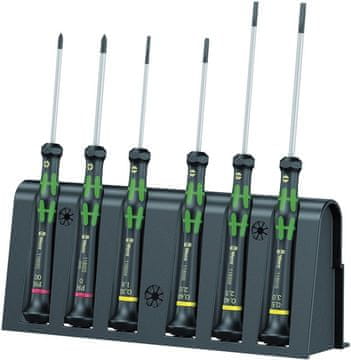 Wera Set vijaka za elektroničare 6-dijelni, precizni odvijači ravni, križni Phillips PH Wera