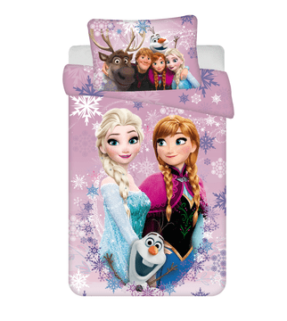 Jerry Fabrics Dječji set posteljine Frozen 100 x 135 cm pamuk za krevetić