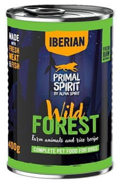 Primal Spirit | Iberian | Mokra hrana za pse u konzervi 400 g - Wild Forest 400 g
