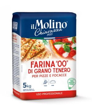 Mäka farina tip 00 di grano tenero za pizzu i focacce 5 kg - il Molino Chiavazza