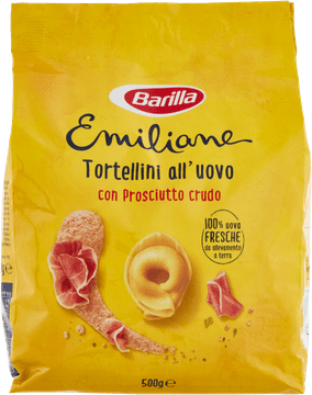 Barilla Tortellini sa sirovom šunkom Emiliane Tortellini Prosciutto Crudo 500g - Barilla