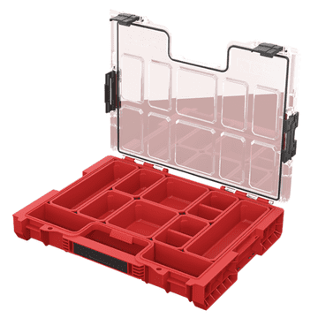 Qbrick PRO Organizer 200 crvena UltraHD kutija za alat srednje veličine s poklopcem