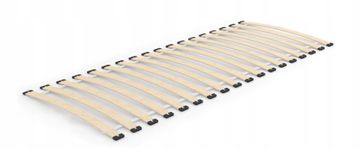 Box Okvir kreveta za madrac 100x200, 22 brezove letvice, elastičan, 200 kg