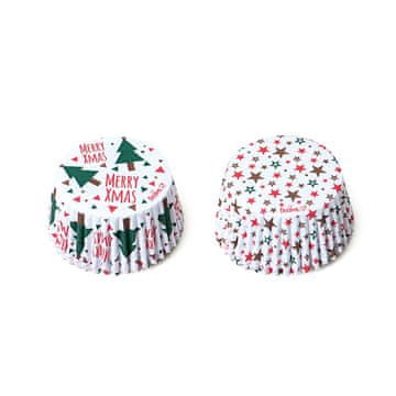 Decora Papilotki za muffine XMAS TREE & STAR 50x32mm 36 kom