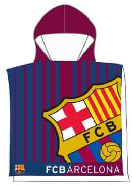STAMION FC Barcelona RUČNIK PONČO BRZOSUŠEĆA NAVLAKA s kapuljačom LALIGA LICENCA
