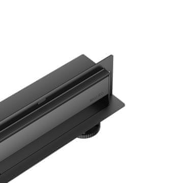W-Drain NEXT 2u1 Linearni zidni odvod 100 cm dvostrani crni