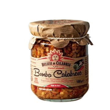 Povrtni umak bomba calabrese s čilijem 180 g - Delizie di Calabria