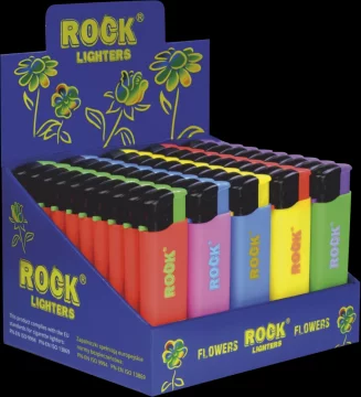Kost Rock Flowers Piezo upaljači Set od 50 komada paleta s ventilom