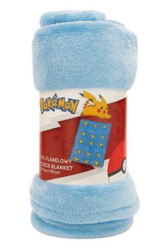 POKEMON PIKACHU DEKA Flanelska dječja deka 130 x 160 cm