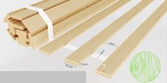 Box Okvir kreveta s uložkom za madrac 90x200 cm, 18 brezovih letvica, 250 kg