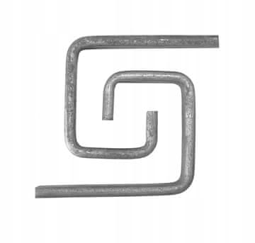 SPIRALNI ELEMENT KVADRATNI KOVANI ELEMENTI 11.050 12X6 H80XL100