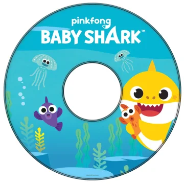 GIOVAS Prsten za plivanje za bebe morskih pasa za dječji bazen i plažu
