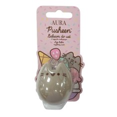Pusheen 3D balzam za usne s mirisom maline 6 g smeđe boje R
