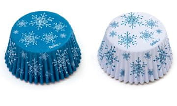 Decora Papiloti za muffine SNJEŽNE PAHULJICE FROZEN 50x32mm 36 kom