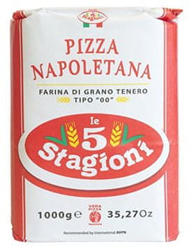 Brašno za pizzu tipo 00 Pizza Napoletana Rossa 1kg - 5 Stagioni