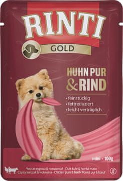 Rinti | Gold Mini | Vrećica od 100 g - Piletina i govedina 100 g