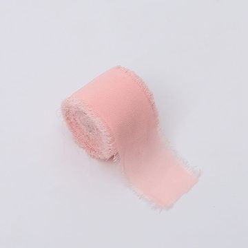 Vrpca za cvijeće - šifon - svijetloružičasta - rola 4cm x 4,5m