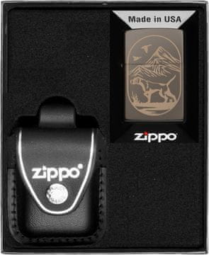 Zippo komplet upaljača HUNTING DOG DESIGN poklon set br. 3